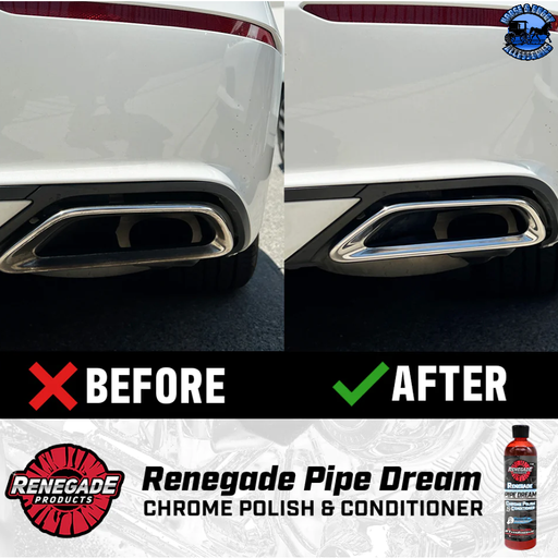 Black Renegade Pipe Dream Chrome Conditioner and Polish RP-LFGRPCLRPD12 Renegade Red Line