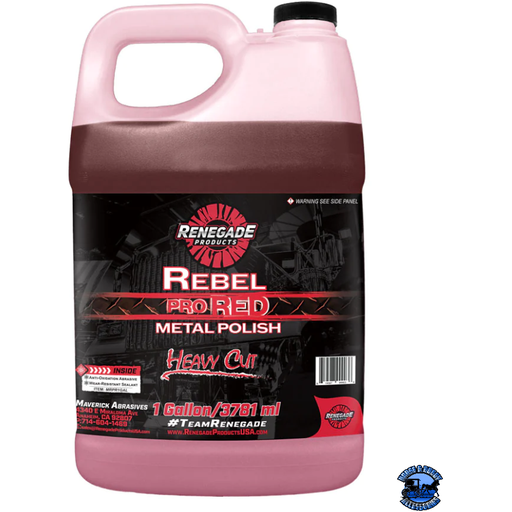 Light Pink Renegade Pro Red Metal Polish Renegade Red Line gallon