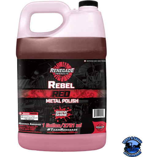 Light Pink Renegade Red Liquid Metal Polish Renegade Red Line gallon