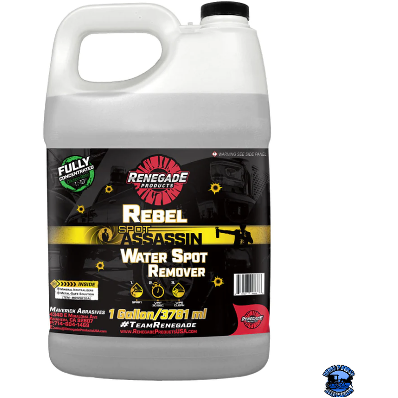 Renegade Spot Assassin Water Spot Remover Renegade Red Line 1 gallon Black