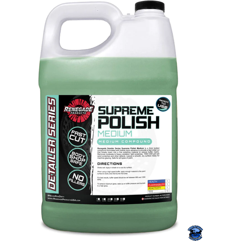 Renegade Paint Correction Polishing Compounds Renegade Detailer Series 1 gallon / Medium Gray