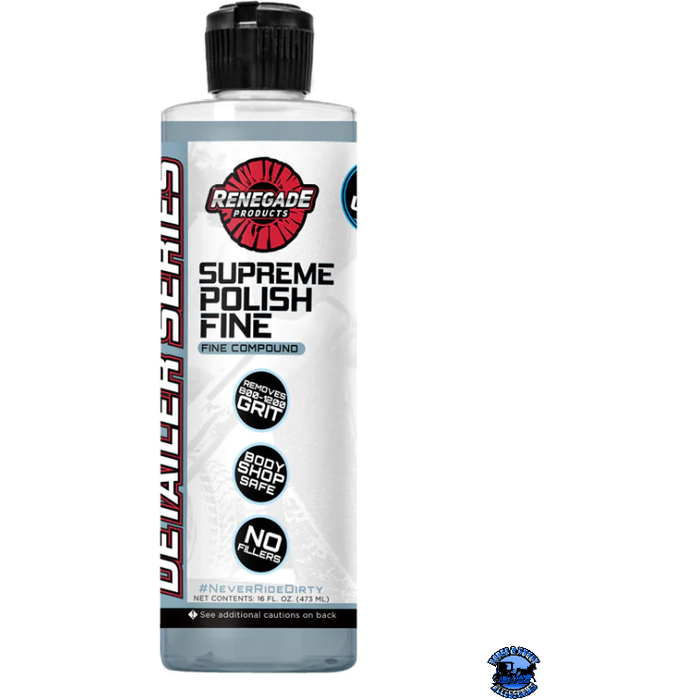 Black Renegade Paint Correction Polishing Compounds Renegade Detailer Series 16 ounce / Fine