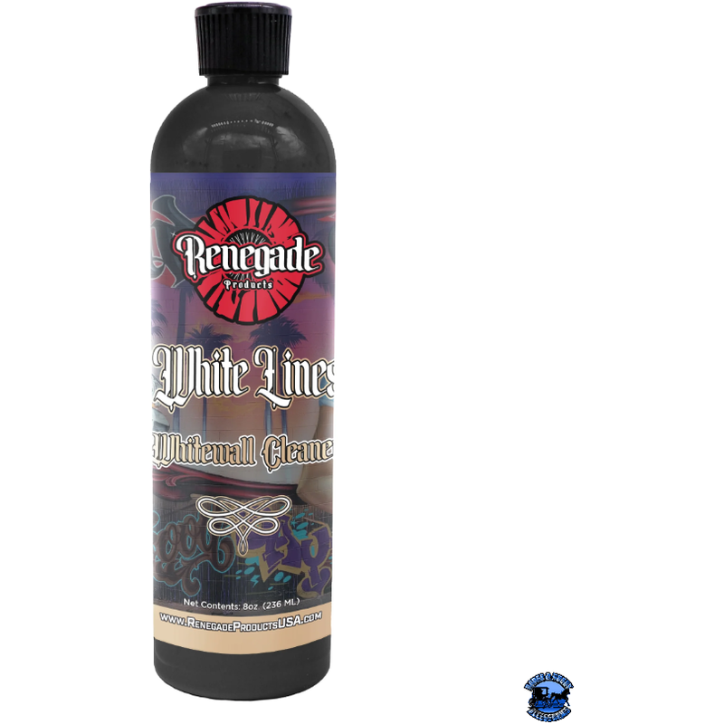 Renegade Renegade White Lines Whitewall Tire Cleaner rp-LFGRPCLRWLWC8 Renegade Wheel Care Dark Slate Gray