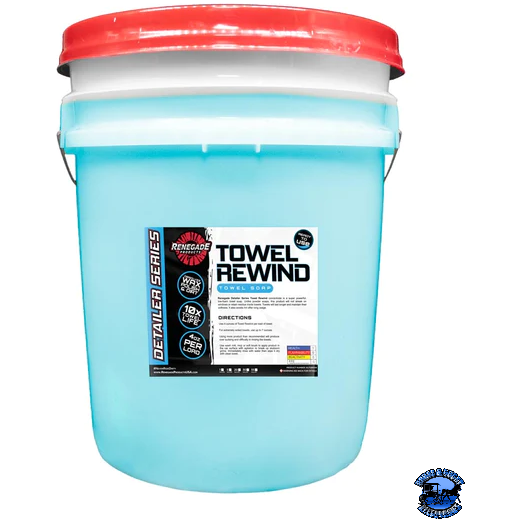 Renegade Towel Rewind Towel Soap Renegade Detailer Series 16 ounce,1 gallon Powder Blue