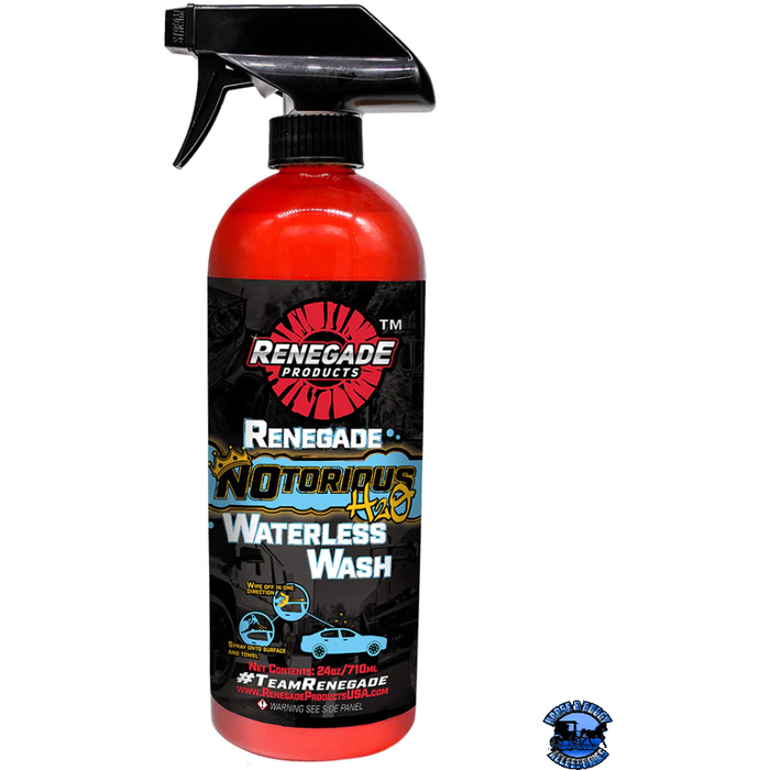 Black Renegade NOtorious H2O Waterless Wash Renegade Red Line 24 ounce