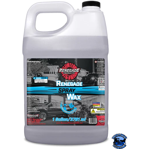 Gray Renegade Spray Wax Renegade Red Line 1 gallon