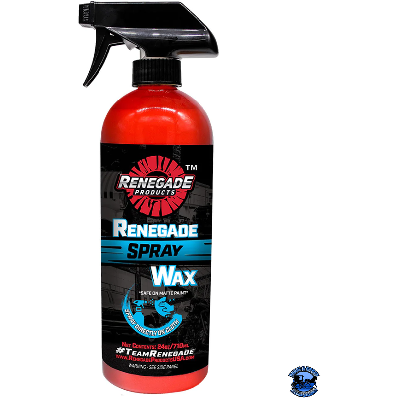 Renegade Spray Wax Renegade Red Line 24 ounce Black