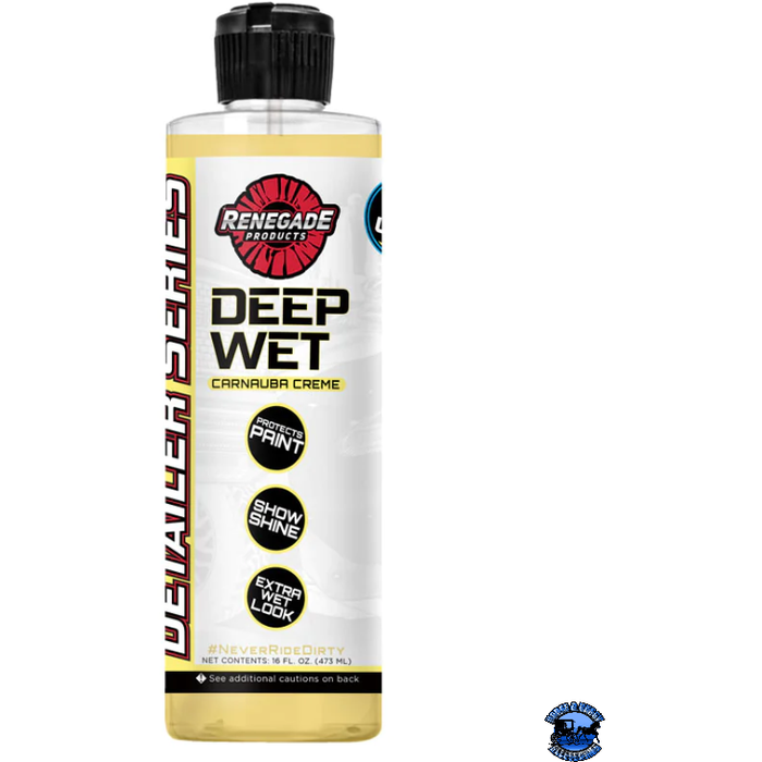 Black Renegade Deep Wet Carnauba Crème Renegade Detailer Series 16 ounce