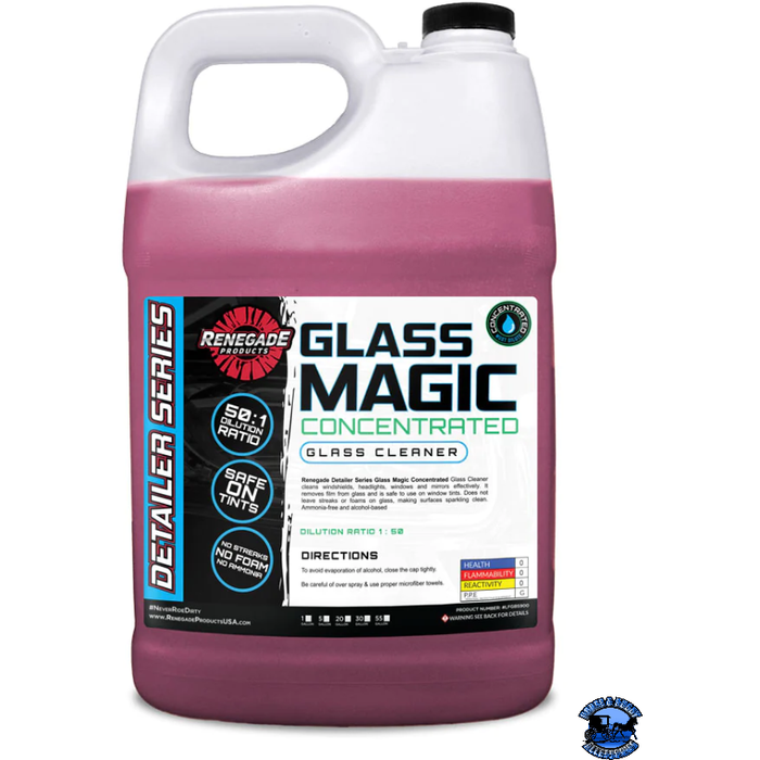 Thistle Renegade Glass Magic Cleaner Concentrated Glass Cleaner rp-GBS900GO1-P Renegade Detailer Series