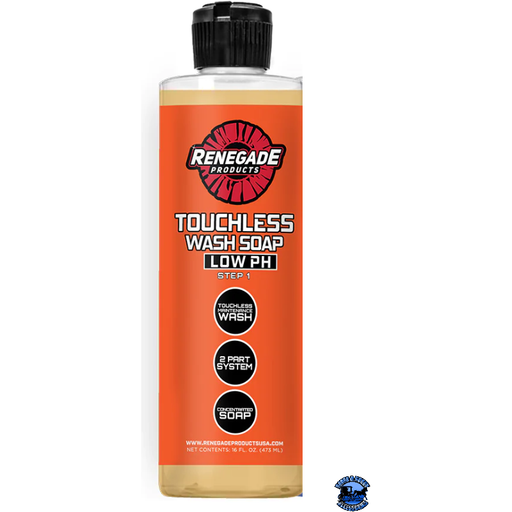 Chocolate Renegade Touchless 2-Step Truck Wash Soap System Renegade Detailer Series 16 ounce / low ph (step one)