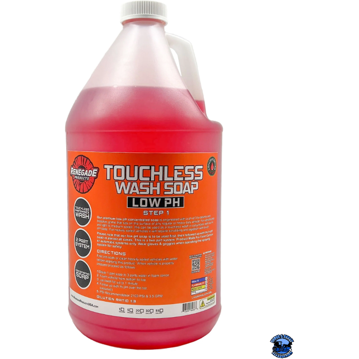 Chocolate Renegade Touchless 2-Step Truck Wash Soap System Renegade Detailer Series 1 gallon / low ph (step one)