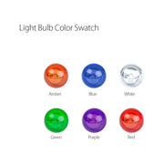 79111 #1891 BLUE LIGHT BULB Maroon