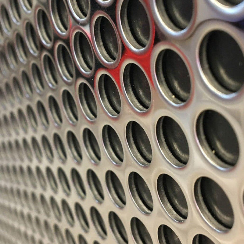 Grill Insert for Peterbilt 589 (Choose Hole Design) 3/8" Round Hole Light Slate Gray