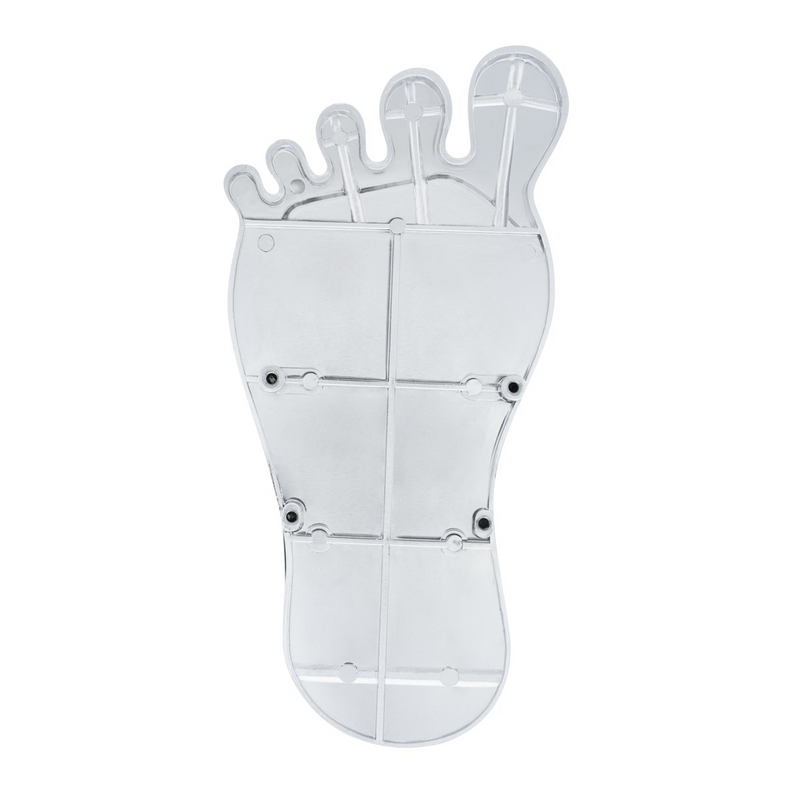 Cubierta cromada para pedal de gas con forma descalza