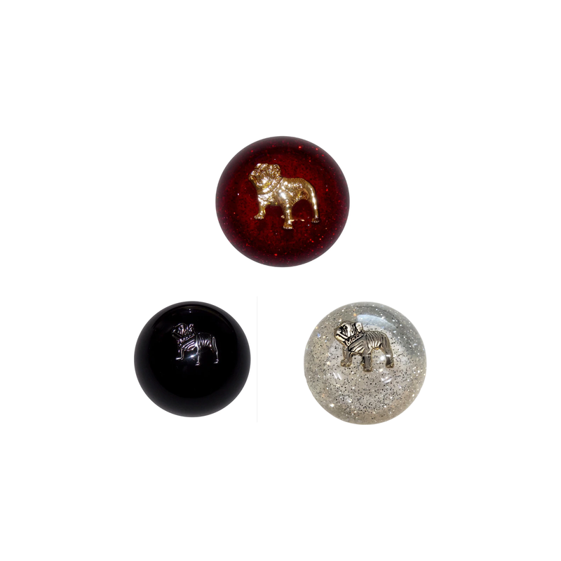 Mack Emblem Shift Knobs (1/2"-13 female threads) Twisted Shifterz (Choose Color) SHIFTER Black,Clear Glitter Black