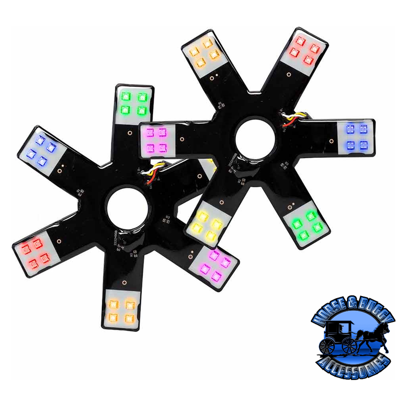 8″ RGB Multi-Color Auxiliary Star LED Light Kit – 24 Diodes TLED-X1RGB Air Cleaner Black