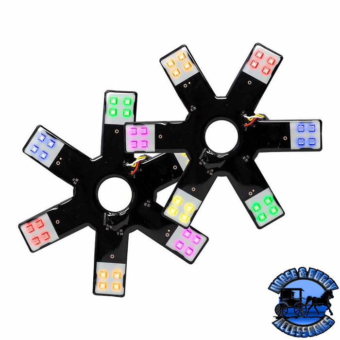 Black 8″ RGB Multi-Color Auxiliary Star LED Light Kit – 24 Diodes TLED-X1RGB AIR CLEANER