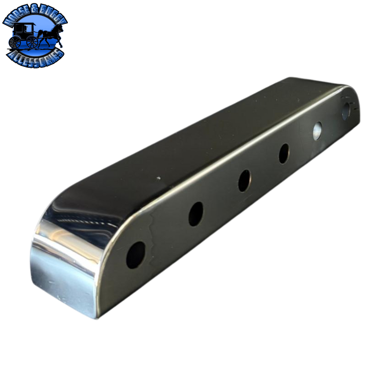 Stainless Filter Light Panel (6) 3/4" Light Holes per side #SS-1076