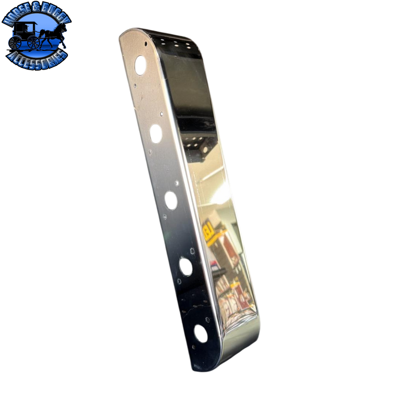 Stainless Filter Light Panel (5) Small M3 Style light Holes per side #SS-1077