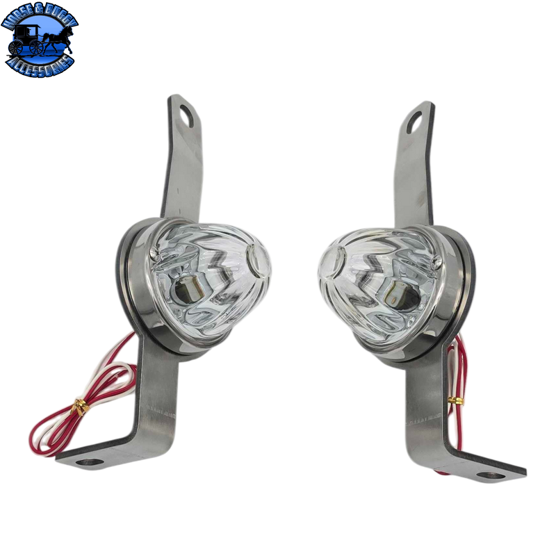 SS-1201 Lower Bumper Brace KENWORTH W900 (18" bumpers) (W/Watermelon Mount BY THE PAIR)