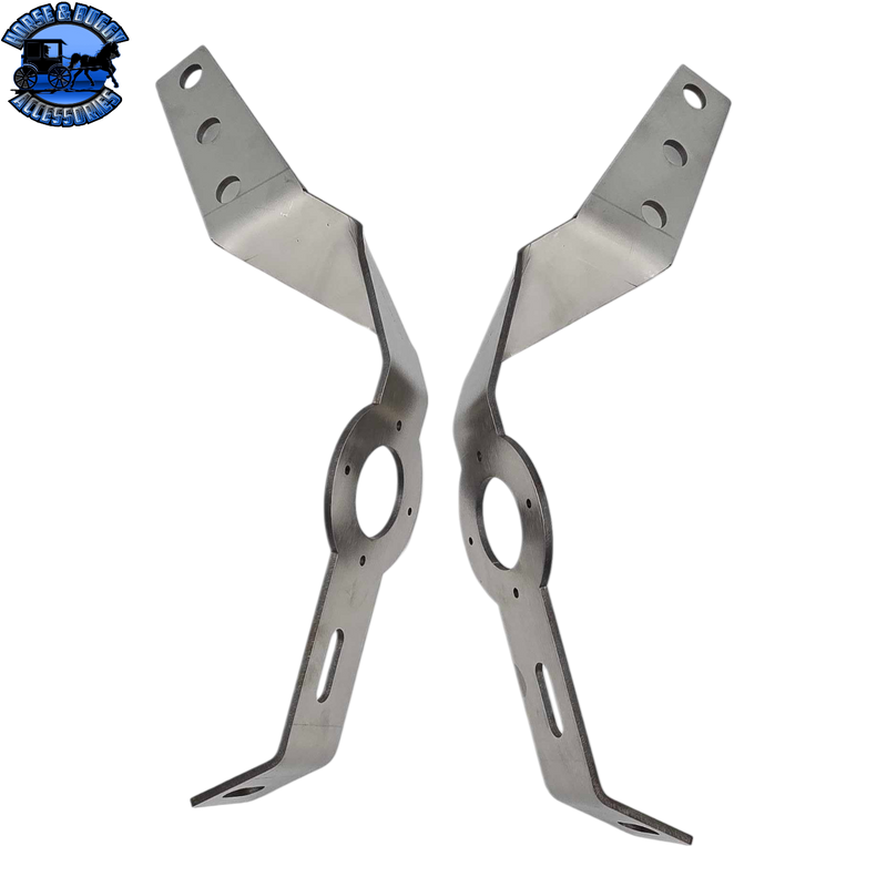 SS-1202 Lower Bumper Brace PETERBILT 379 18" 20" 22" (W/Watermelon Mount BY THE PAIR)