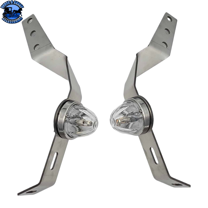 SS-1202 Lower Bumper Brace PETERBILT 379 18" 20" 22" (W/Watermelon Mount BY THE PAIR)