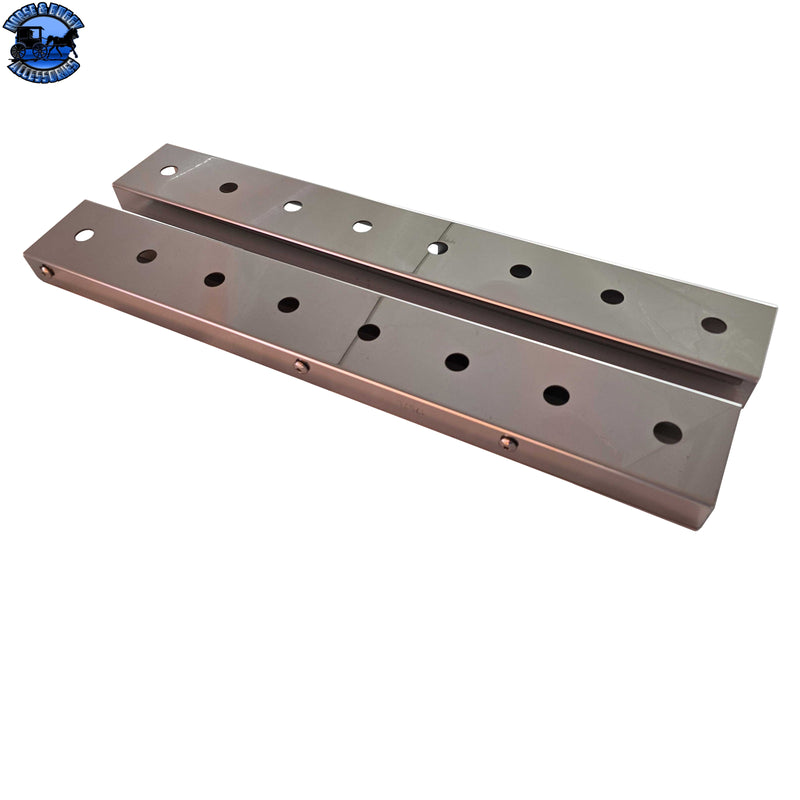 SS-1757 FRONT 589 PETERBILT Air Cleaner Strap-Mount Bracket w 8 - 3/4" Light Holes