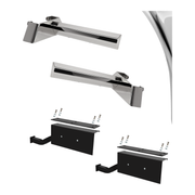 H-1772-5PB PETE LOW AIR FENDER BRACKET; RIGHT HAND (2005 +) 24.5 TALL TIRES mounting brackets Gray