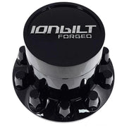 Gloss black rear hub covers 33m screw on (sold individually) Black