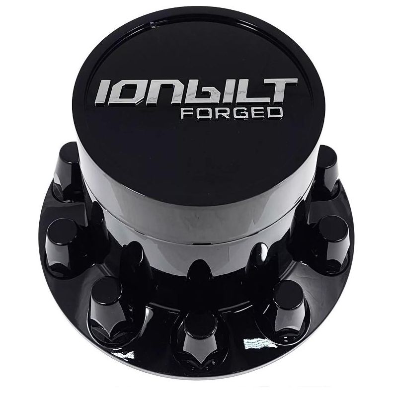 Gloss black rear hub covers 33m screw on (sold individually) Black