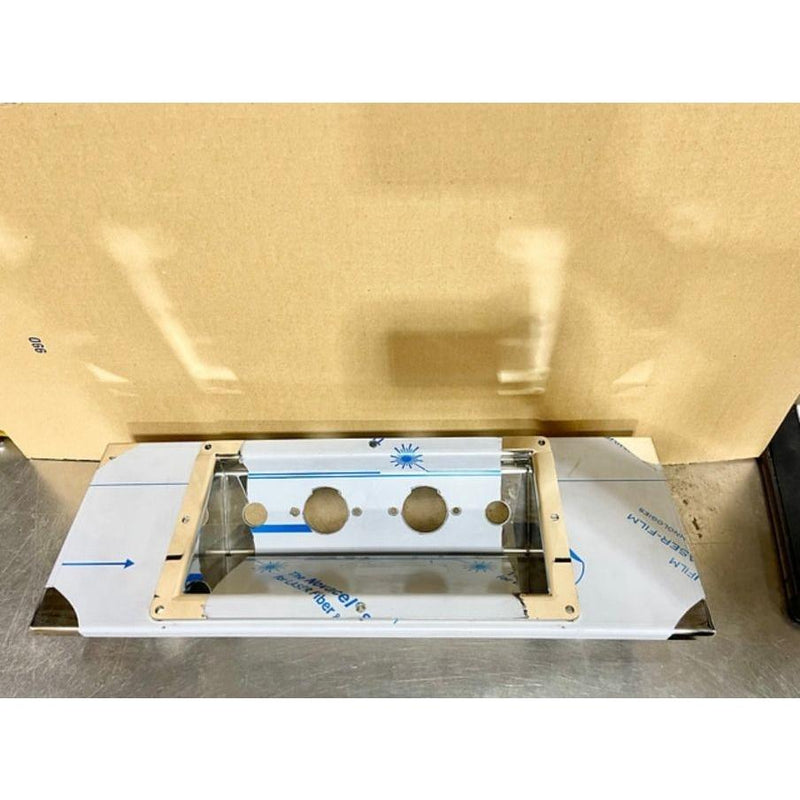 #9002 11 GAUGE STAINLESS (NEW STYLE SLIDE IN) RECESSED Airline BOX (DOUBLE ELECTRIC) DUAL AIR (FOR MERRITT DECK PLATES) AIR LINE BOX Tan