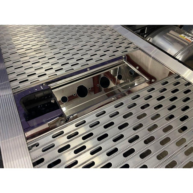 #9002 11 GAUGE STAINLESS (NEW STYLE SLIDE IN) RECESSED Airline BOX (DOUBLE ELECTRIC) DUAL AIR (FOR MERRITT DECK PLATES) AIR LINE BOX Light Slate Gray