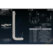 KRPP18-WBRP75CP Peterbilt 389 (weedburner trucks only) 7" with 5" y pipe EXHAUST Black