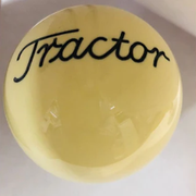 Font 1 Engraved Tractor Brake Knobs (5/8"-11 female threads) Twisted Shifterz (Choose Color) brake knob Ivory Dark Khaki
