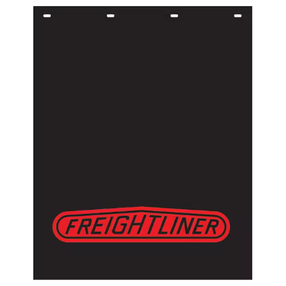 3/8'' FREIGHTLINER  BLACK RUBBER MUDFLAP  (24'' X 30'') CHOOSE COLOR Mud Flap RED LOGO (24" X 30") Black