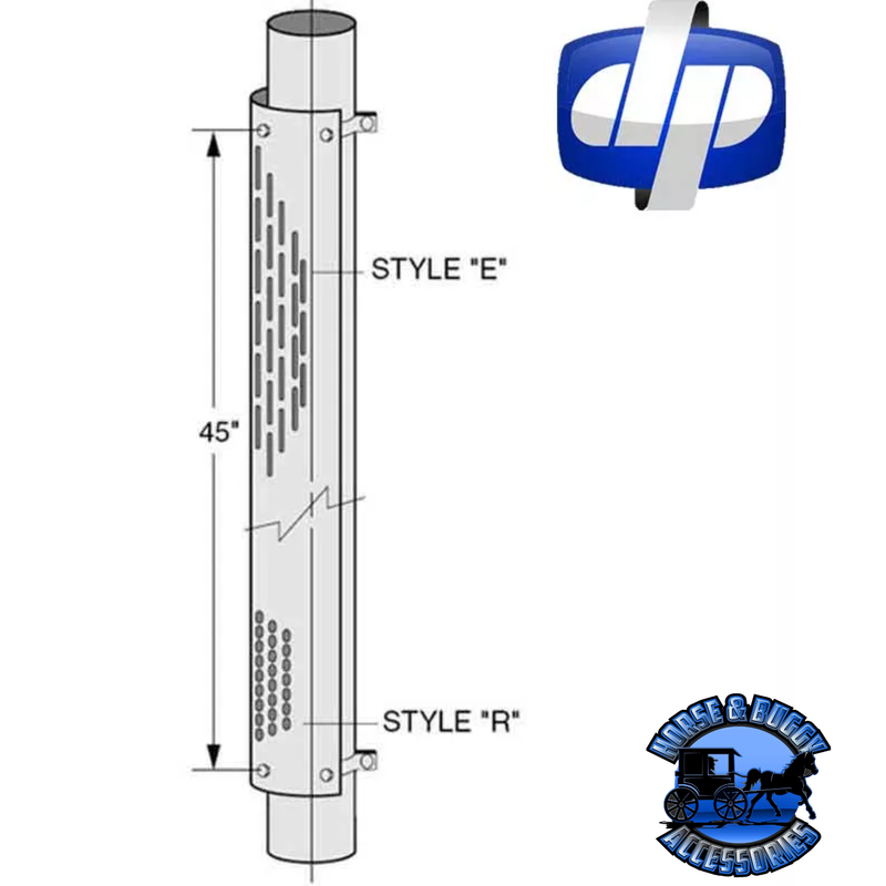 #81N-70048SP 7'' 180 DEGREE EXHAUST HEAT SHEILD ; 48'' LONG (NO HOLES)