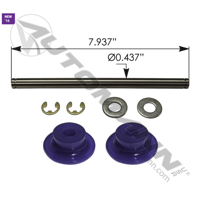 #M136001KUB - Exhaust Bushing Kit Poly Peterbilt