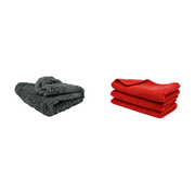 Renegade Premium 16" x 16" Microfiber Towel rp-LRSRPMFW16 Renegade Accessories RED,GREY Dark Slate Gray