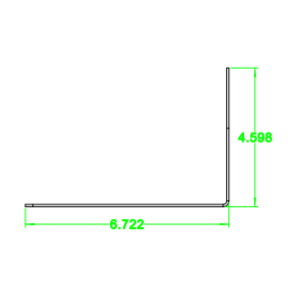 Bumper Light Bracket (1) watermelon light hole universal mount #1030 BUMPER Light Gray