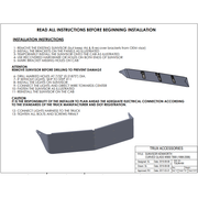 TSUN-K4 11" Kenworth W900 Curved Glass Sunvisor (1998 - 2006) Kenworth visor Dark Slate Gray