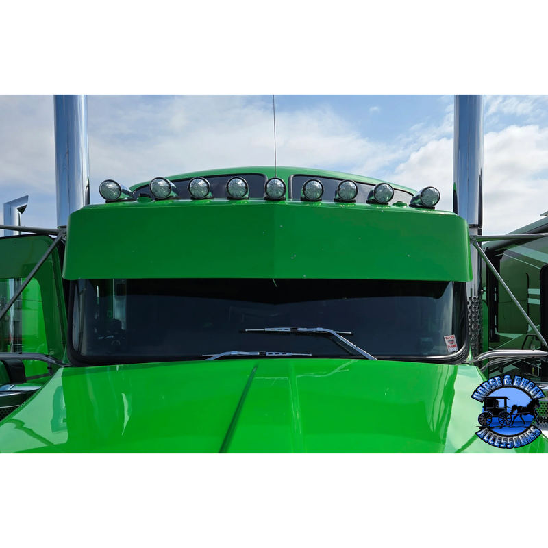 #GGE23 kw1 2006+ Kenworth 1 Piece Windshield 304 Stainless Wiper Arms WINDSHEILD WIPER Light Steel Blue