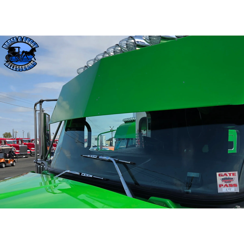 #GGE23 kw1 2006+ Kenworth 1 Piece Windshield 304 Stainless Wiper Arms WINDSHEILD WIPER Dark Slate Gray