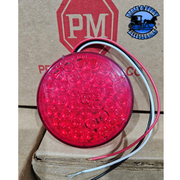 M417R 4" Red LED Stop/Turn/Tail, Round, 36-Diodes, Bulk Pack Rosy Brown