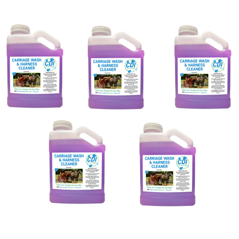 CARRIAGE WASH & HARNESS CLEANER CARRAIGE WASH CASE - 5 GALLONS Medium Purple