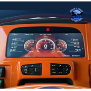 #PFT-CS-RELOCTE-PLST Peterbilt 389 (Paintable Plastic) Steering cruise controls relocator to the dash DASH TRIM Chocolate