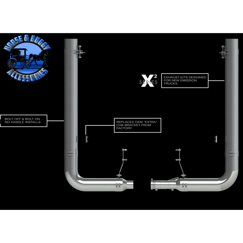 #K589-RP85CP 8" (def hookup or Glider trucks) (not for weedburner) (Peterbilt 589 2024 Newer)