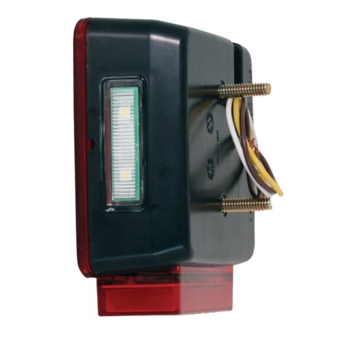 76946 Spyder Series Universal Stud-Mount Over 80" Trailer LED Light, Red Dark Slate Gray