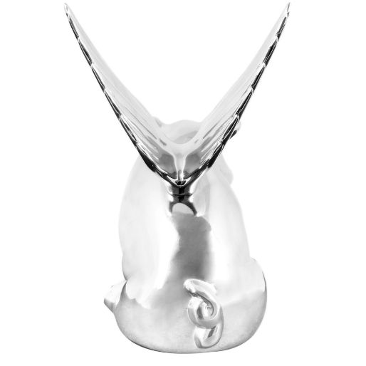 CR. ORNAMENTO DE CAPUCHA DE CERDO ALADO 5-5/8" X 3-3/8" X 8"