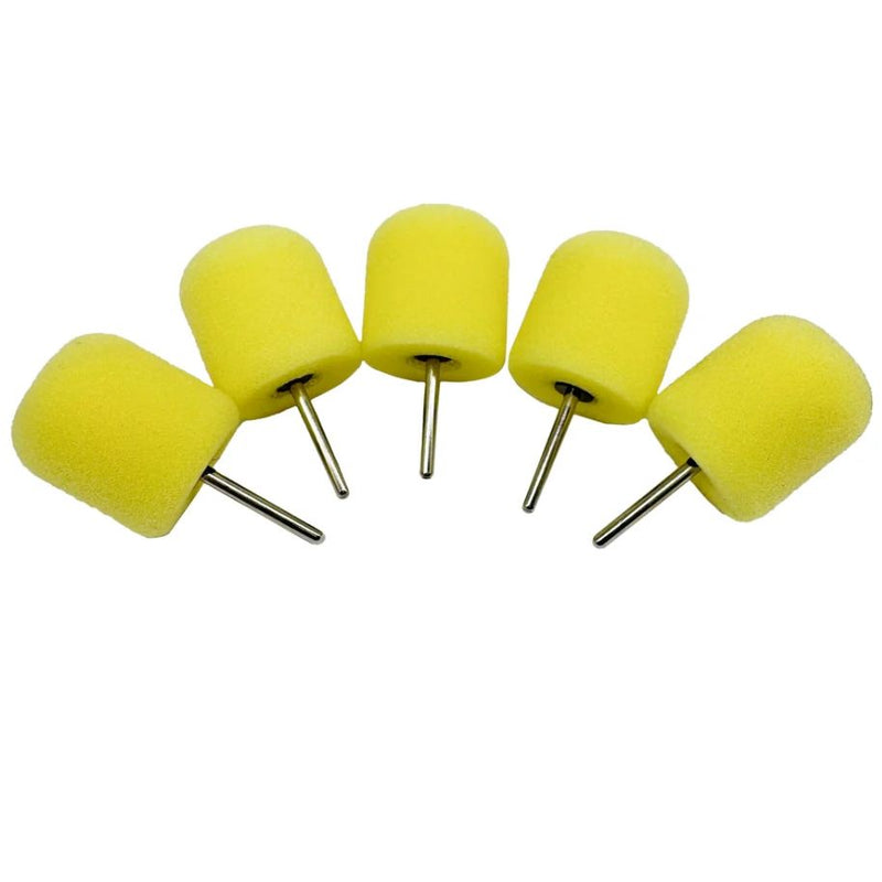 1/8" Shank Foam Polishing Bits: 5 Pack