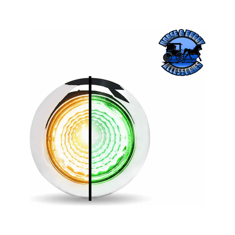 3/4" Trux Dual Revolution LEDs (Choose Color and Style) 3/4" Light 3/4″ Amber to Green Round – 1 Diode Dark Slate Gray